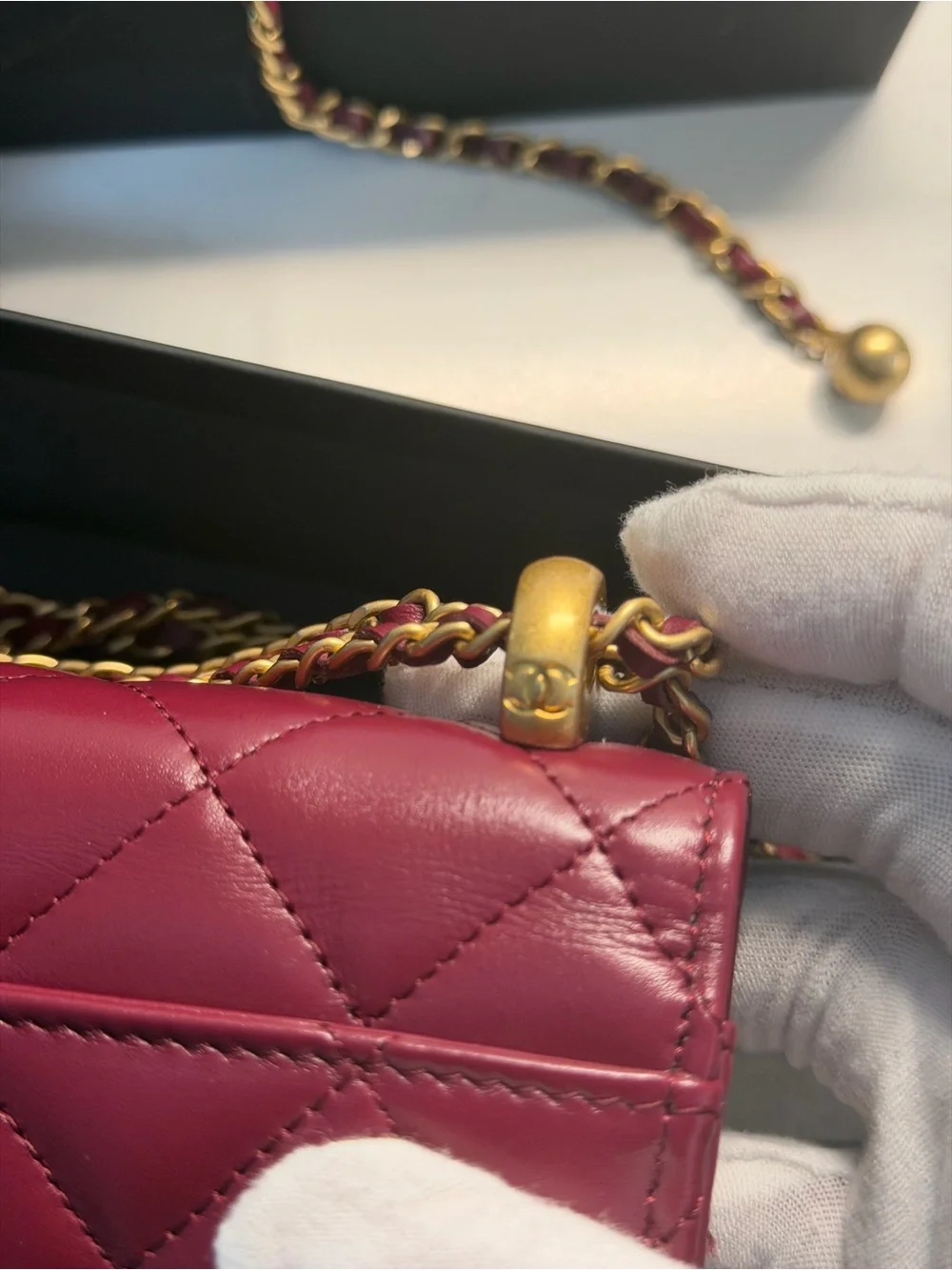 CHANEL classic lambskin